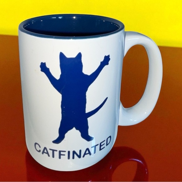 Amusing coffee mug by Wink, Catfinated, has not been used - Picture 1 of 4